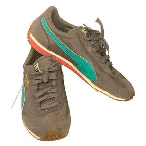 Puma Classic Whirlwind Gray Pink Teal Shoes Sneakers Men's 12 Retro 90's Suede